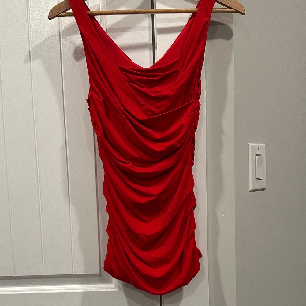 Express Bold Scarlet Dress